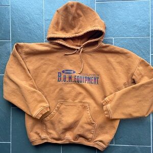 B.U.M. Equipment Rust Hoodie Vintage 90s Y2K XL